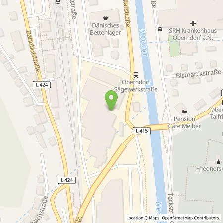 Standortübersicht der Tankstelle ALDI SÜD Immobilienverwaltungs-GmbH & Co. oHG in 78727 Oberndorf am Neckar