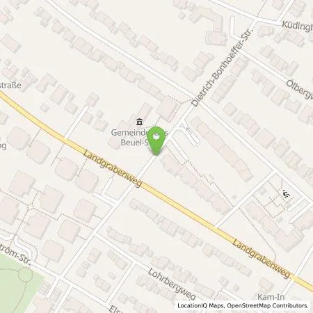 Standortübersicht der Tankstelle Energie- und Wasserversorgung Bonn/Rhein-Sieg GmbH in 53227 Bonn