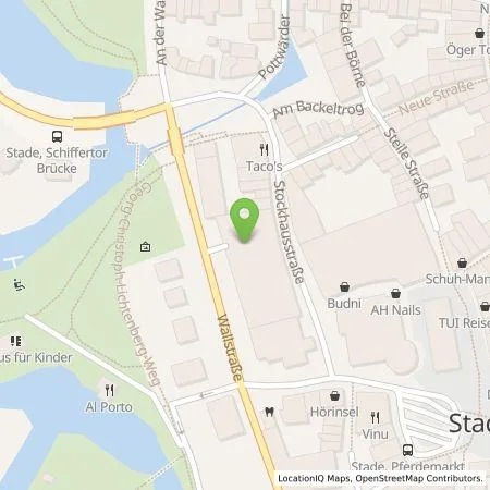 Standortübersicht der Tankstelle Stadtwerke Stade GmbH in 21680 Stade