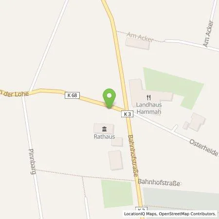 Standortübersicht der Tankstelle Stadtwerke Stade GmbH in 21714 Hammah