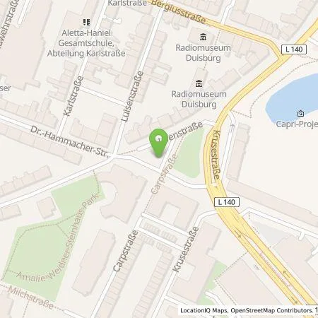 Standortübersicht der Tankstelle Stadtwerke Duisburg AG in 47119 Duisburg