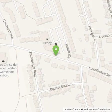 Standortübersicht der Tankstelle Stadtwerke Duisburg AG in 47059 Duisburg