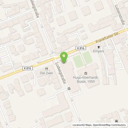 Standortübersicht der Tankstelle Energieversorgung Offenbach AG in 63067 Offenbach