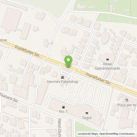 Standortübersicht der Tankstelle Energieversorgung Offenbach AG in 63500 Seligenstadt