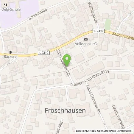 Standortübersicht der Tankstelle Energieversorgung Offenbach AG in 63500 Seligenstadt