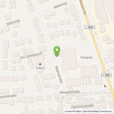 Standortübersicht der Tankstelle Energieversorgung Offenbach AG in 63533 Mainhausen