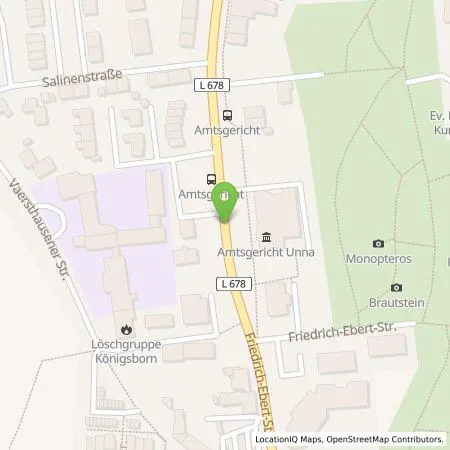 Standortübersicht der Tankstelle Stadtwerke Unna GmbH in 59425 Unna