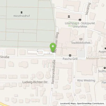 Standortübersicht der Tankstelle Stadtwerke Unna GmbH in 59423 Unna