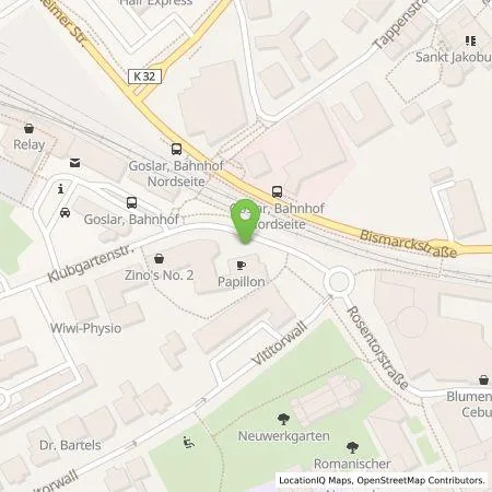 Standortübersicht der Tankstelle Harz Energie GmbH & Co.KG in 38640 Goslar