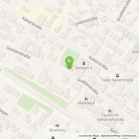 Standortübersicht der Tankstelle hallewestfalen.net GmbH in 33790 Halle