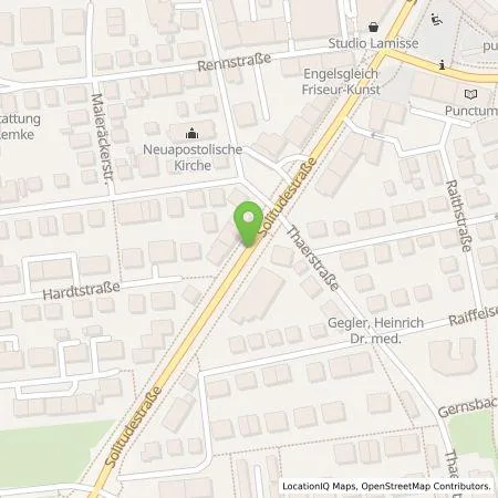 Standortübersicht der Tankstelle Stadtwerke Stuttgart GmbH in 70499 Stuttgart