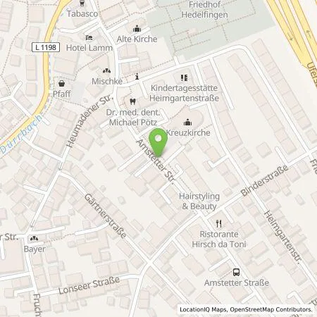 Standortübersicht der Tankstelle Stadtwerke Stuttgart GmbH in 70329 Stuttgart