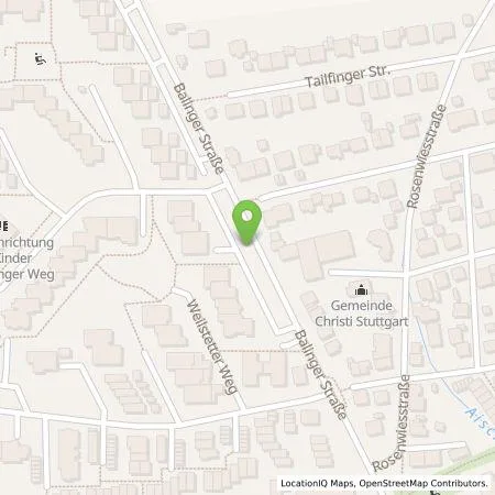 Standortübersicht der Tankstelle Stadtwerke Stuttgart GmbH in 70567 Stuttgart