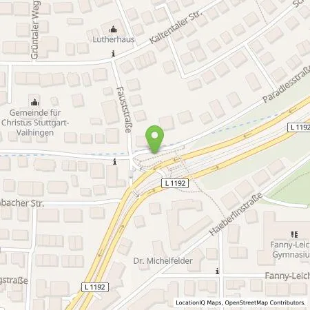 Standortübersicht der Tankstelle Stadtwerke Stuttgart GmbH in 70563 Stuttgart