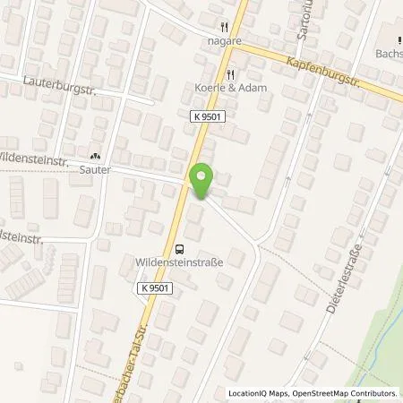 Standortübersicht der Tankstelle Stadtwerke Stuttgart GmbH in 70469 Stuttgart