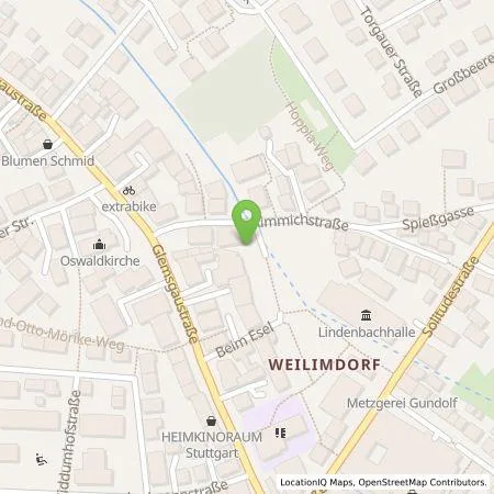 Standortübersicht der Tankstelle Stadtwerke Stuttgart GmbH in 70499 Stuttgart