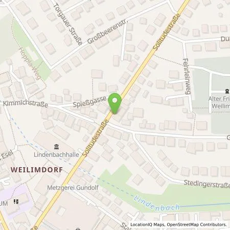 Standortübersicht der Tankstelle Stadtwerke Stuttgart GmbH in 70499 Stuttgart