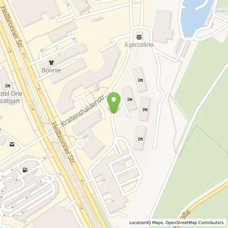 Standortübersicht der Tankstelle Stadtwerke Stuttgart GmbH in 70180 Stuttgart