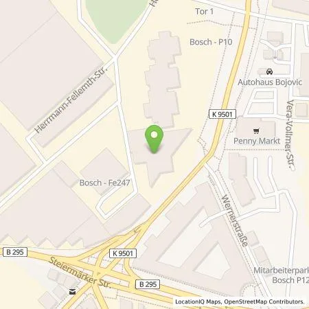 Standortübersicht der Tankstelle Stadtwerke Stuttgart GmbH in 70469 Stuttgart