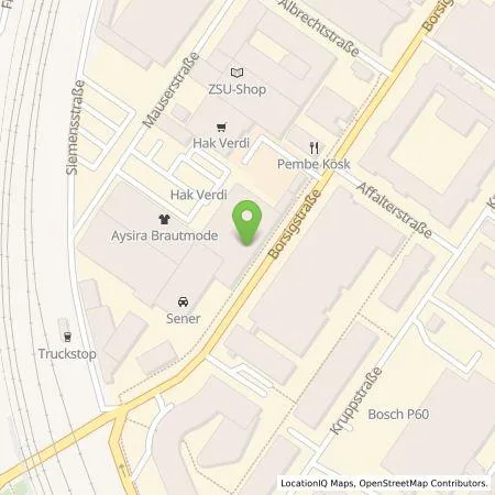 Standortübersicht der Tankstelle Stadtwerke Stuttgart GmbH in 70469 Stuttgart