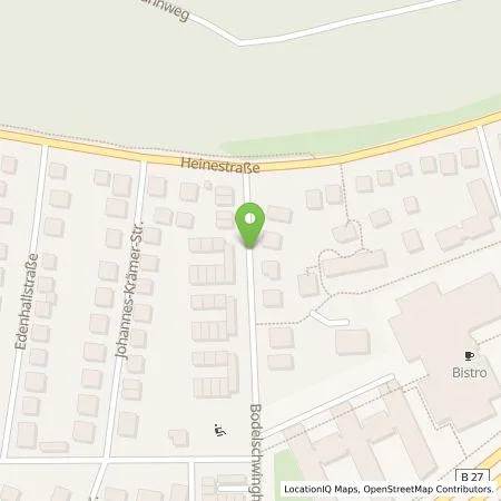 Standortübersicht der Tankstelle Stadtwerke Stuttgart GmbH in 70597 Stuttgart