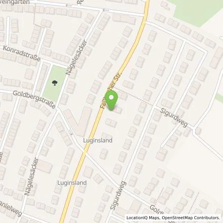 Standortübersicht der Tankstelle Stadtwerke Stuttgart GmbH in 70327 Stuttgart