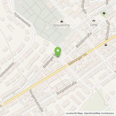 Standortübersicht der Tankstelle Stadtwerke Stuttgart GmbH in 70199 Stuttgart