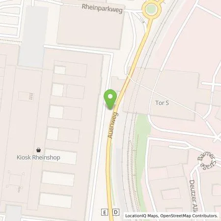 Standortübersicht der Tankstelle TankE GmbH in 50679 Köln