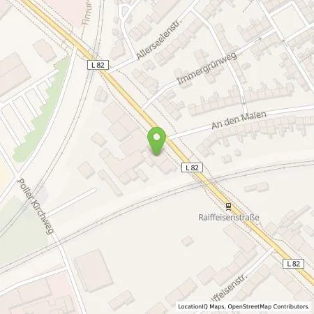 Standortübersicht der Tankstelle TankE GmbH in 51105 Köln