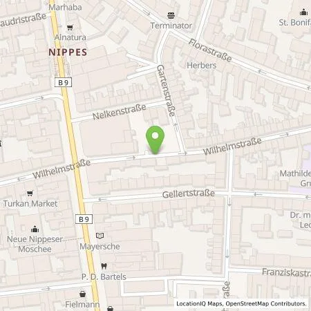 Standortübersicht der Tankstelle TankE GmbH in 50733 Köln