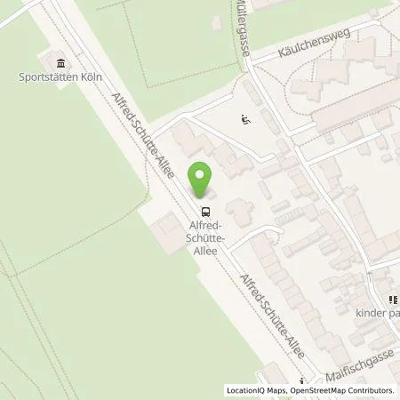 Standortübersicht der Tankstelle TankE GmbH in 51105 Köln