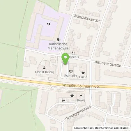 Standortübersicht der Tankstelle TankE GmbH in 50737 Köln