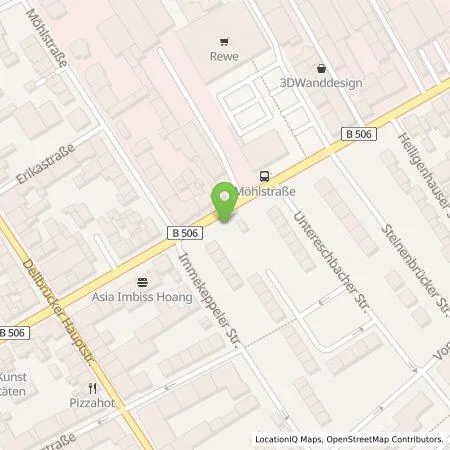 Standortübersicht der Tankstelle TankE GmbH in 51067 Köln