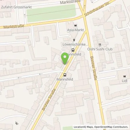 Standortübersicht der Tankstelle TankE GmbH in 50968 Köln