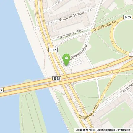 Standortübersicht der Tankstelle TankE GmbH in 50679 Köln