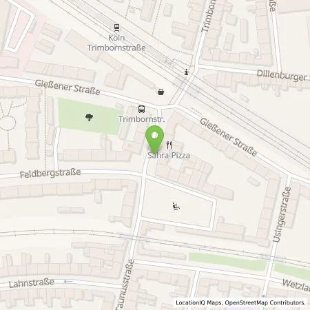 Standortübersicht der Tankstelle TankE GmbH in 51105 Köln