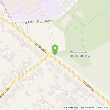 Standortübersicht der Tankstelle TankE GmbH in 51061 Köln