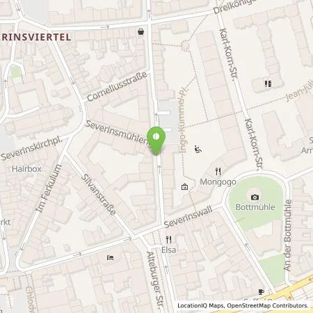 Standortübersicht der Tankstelle TankE GmbH in 50678 Köln