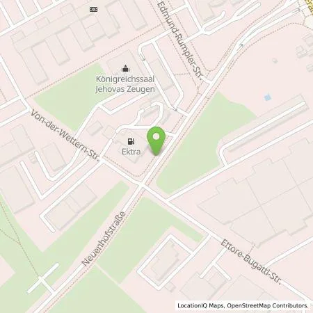 Standortübersicht der Tankstelle TankE GmbH in 51149 Köln