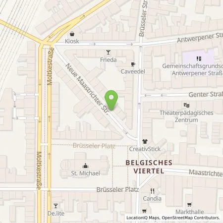 Standortübersicht der Tankstelle TankE GmbH in 50672 Köln