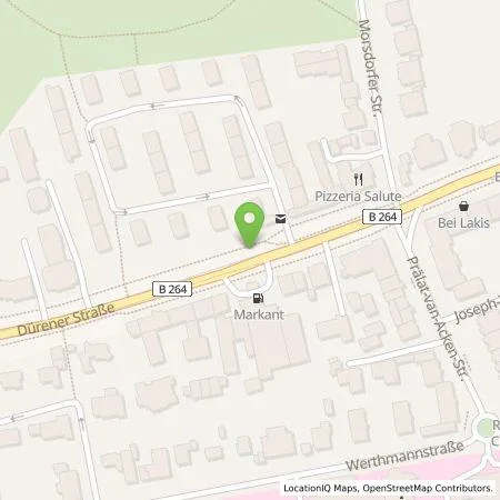 Standortübersicht der Tankstelle TankE GmbH in 50935 Köln