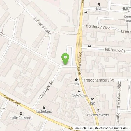 Standortübersicht der Tankstelle TankE GmbH in 50969 Köln