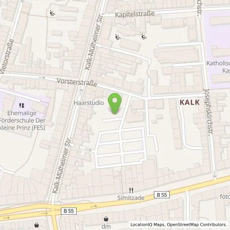 Standortübersicht der Tankstelle TankE GmbH in 51103 Köln