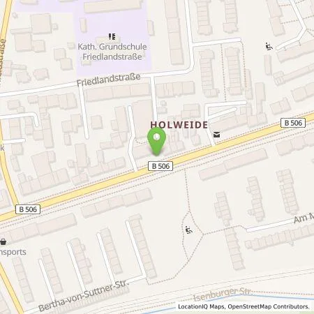 Standortübersicht der Tankstelle TankE GmbH in 51067 Köln