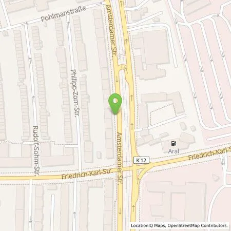 Standortübersicht der Tankstelle TankE GmbH in 50735 Köln