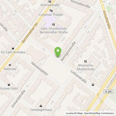 Standortübersicht der Tankstelle TankE GmbH in 50937 Köln