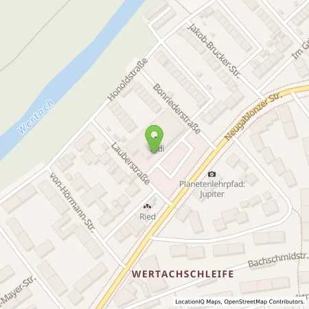 Standortübersicht der Tankstelle ALDI SÜD in 87600 Kaufbeuren