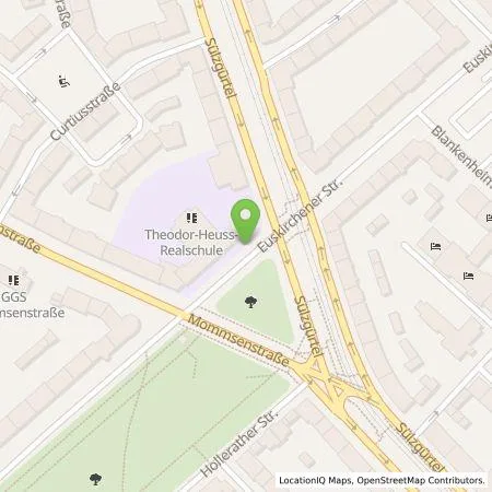 Standortübersicht der Tankstelle TankE GmbH in 50935 Köln