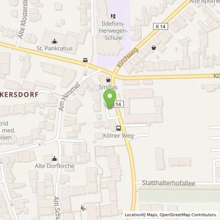 Standortübersicht der Tankstelle TankE GmbH in 50858 Köln