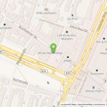 Standortübersicht der Tankstelle TankE GmbH in 51063 Köln